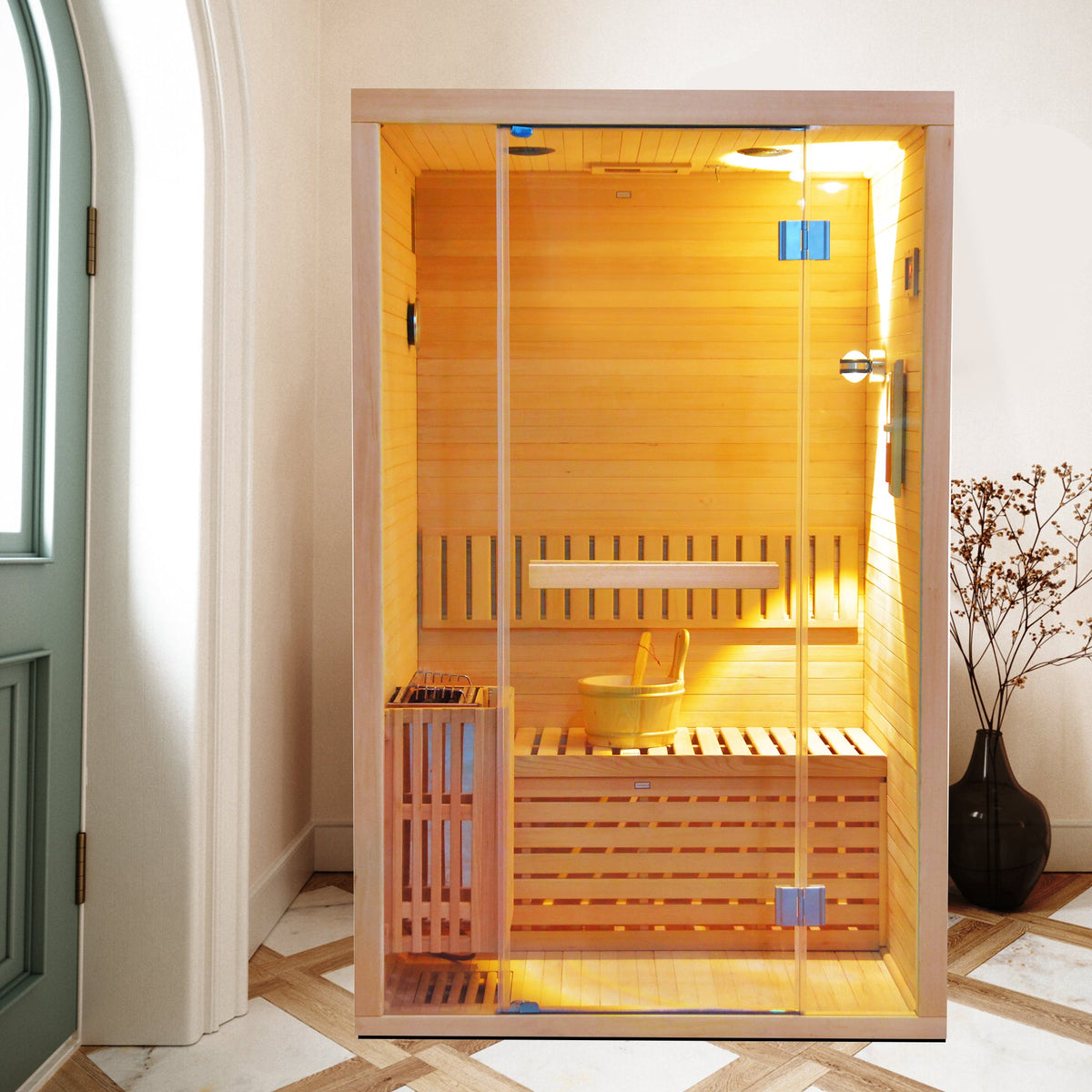 Premium Hemlock 2-Person Sauna