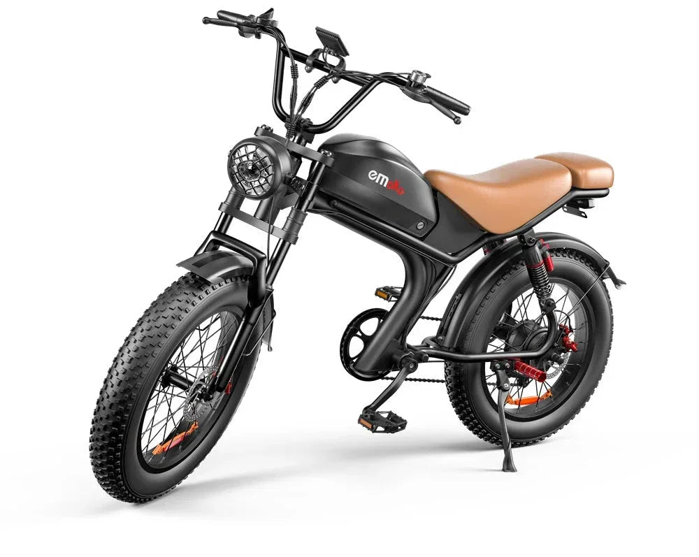 eMoto C93β’ β 20" Retro-Style Electric Bike 1000W | 48V 20Ah Battery