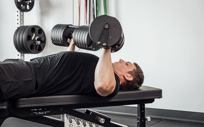 Rep Fitness Quickdraw Adjustable Dumbbells, Multiple weight ranges available including: 5-30, 5-40,5-50 and 5-60 lbs