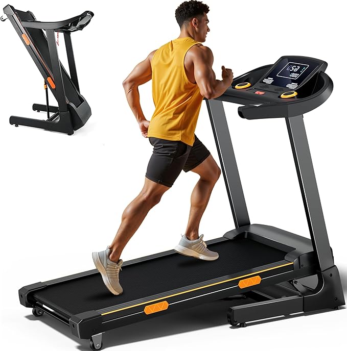 8.7MPH Walking Pad Treadmill for Home with Incline, 3.5HP Real Brushless Treadmill with Incline 350 lb Capacity, Double Deck Running Desk Treadmills Support App and Pre-Set Mode