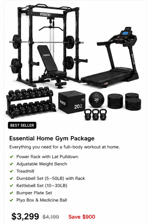 Home Gym Package No. 1