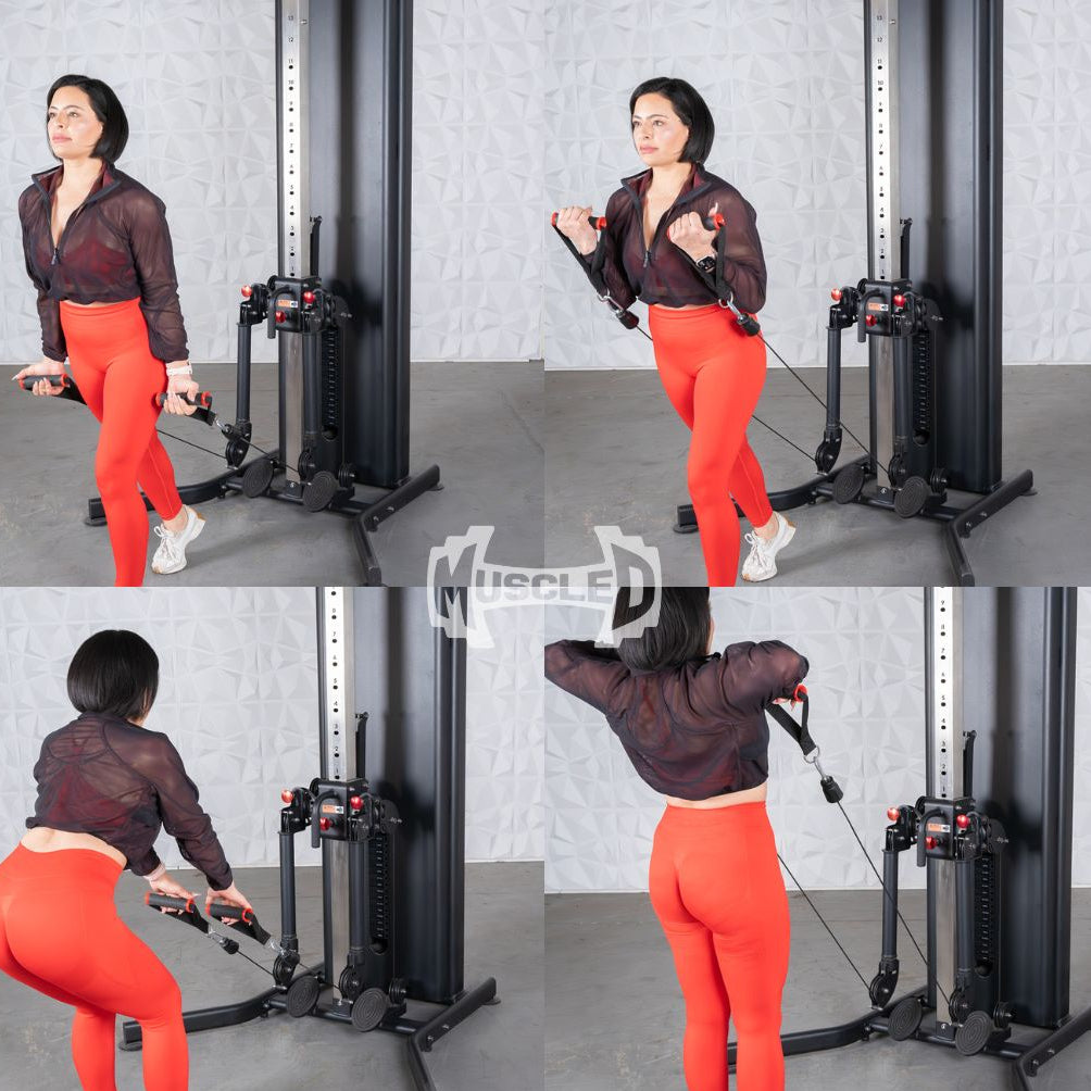 Dual Adjustable Functional Trainer | Muscle D Fitness Full-Body Machine