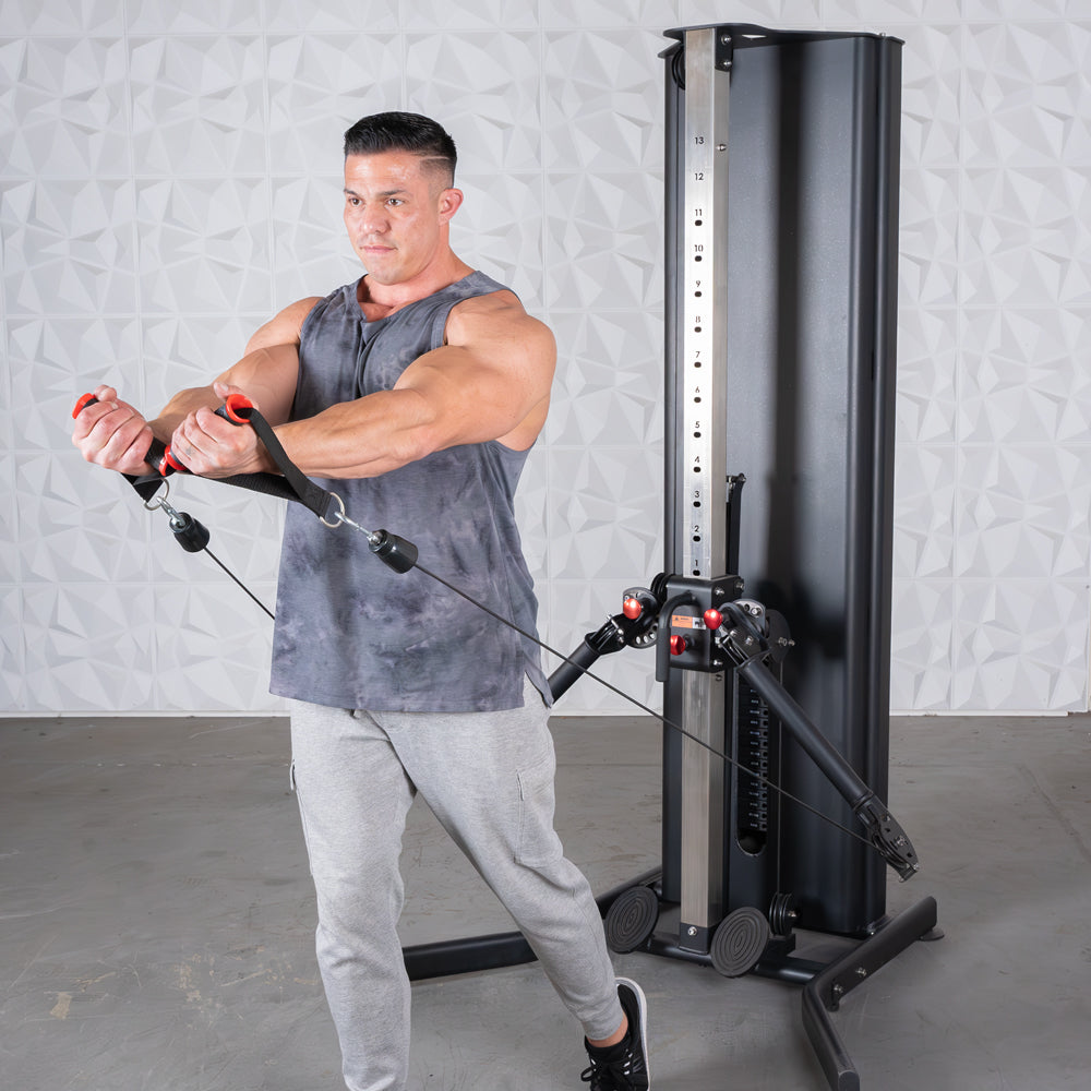 Dual Adjustable Functional Trainer | Muscle D Fitness Full-Body Machine
