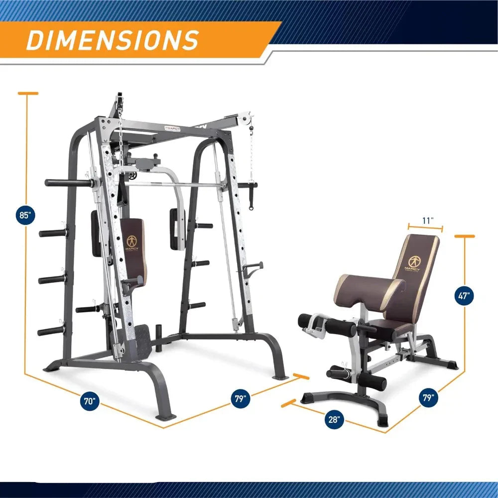 The Complete Guide to a Home Gym Featuring Smith Cage & Leg Press