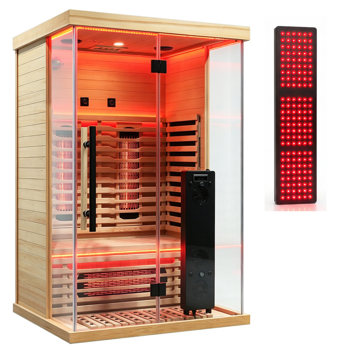 Blisspod Vantaa RED Full Spectrum & Red Light Indoor Sauna - 2 Person