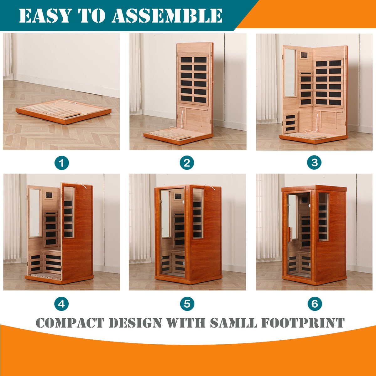 1-Person Home Dry Infrared Sauna
