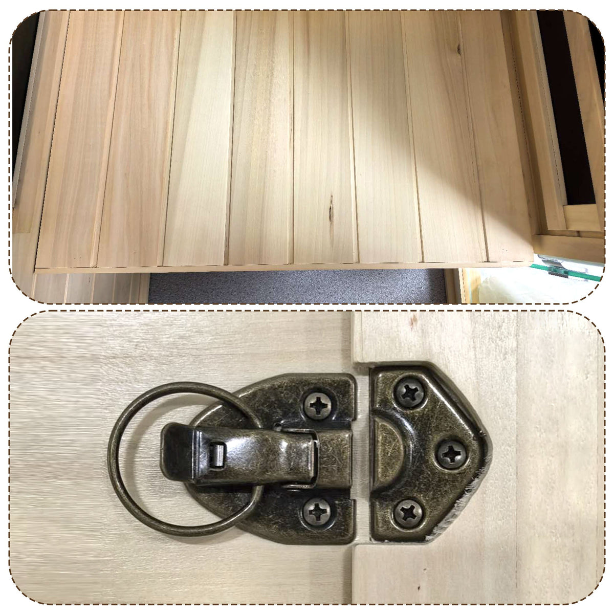Far Infrared 1 Person Sauna with 5 Heating Panels - Wood and Glass