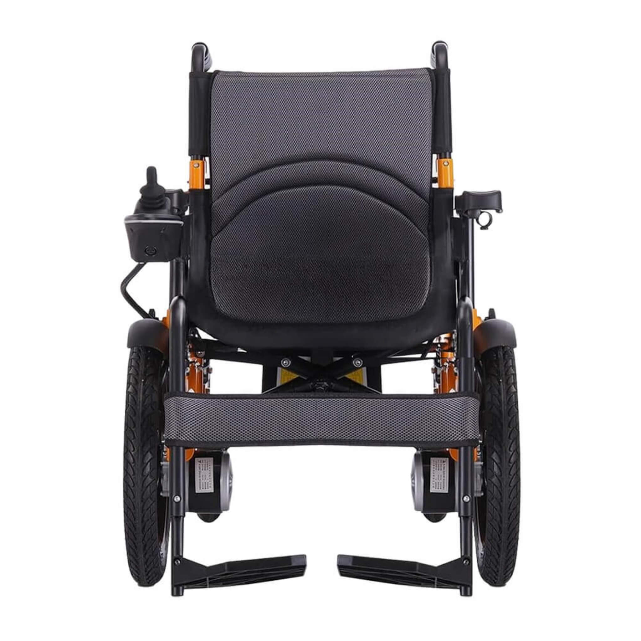 Motivo Heavy-Duty Ultralight All-Terrain Electric Airplane-Approved Foldable Wheelchair, 300LBS (SAK63147)