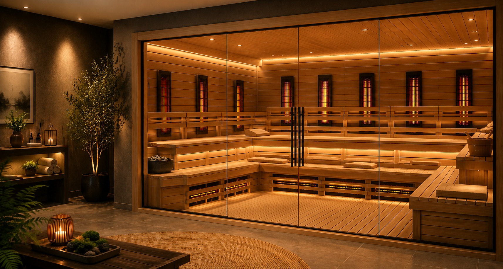 5+ Person Saunas