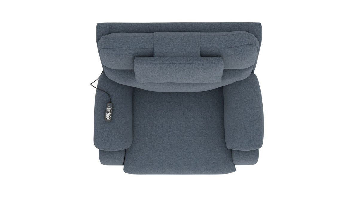 Dreamtime - 48" Power Headrest Power Lay Flat Recliner With CR3 Heat/Massage/Zero Gravity