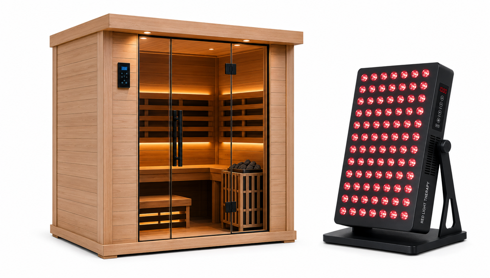 Sauna + Red Light Therapy