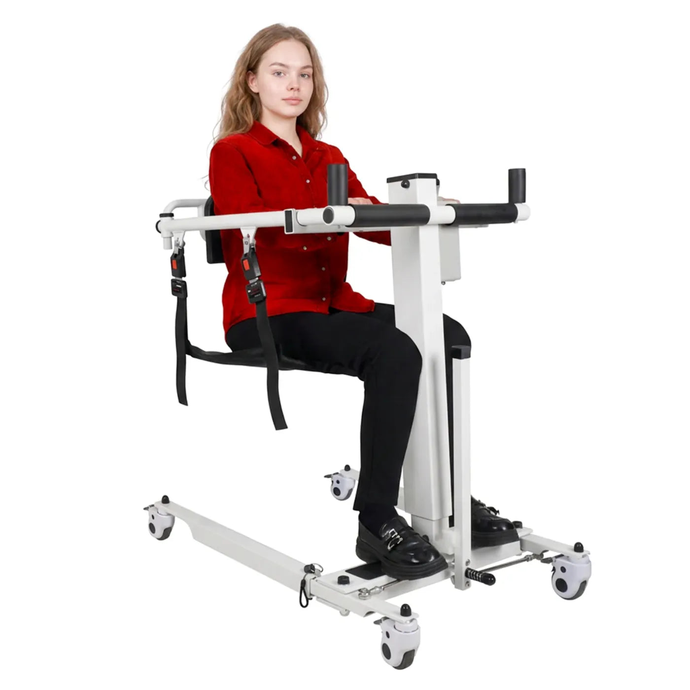 Electric Patient Lift Transfer Chair, Transport Device for Elderly Home Use, Disability Aid Product for Adults, Caregiver Supplies