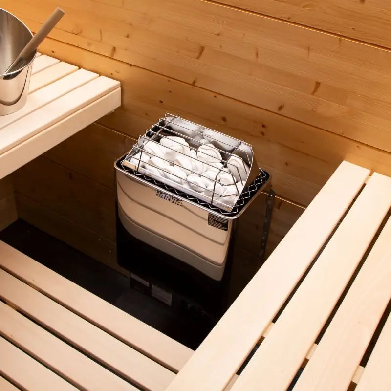 Harvia KIP45W Stainless Steel 4.5KW Sauna Heater - Finnish Sauna Builders