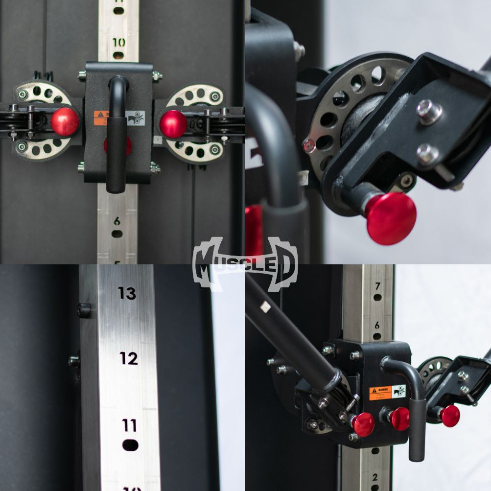 Dual Adjustable Functional Trainer | Muscle D Fitness Full-Body Machine