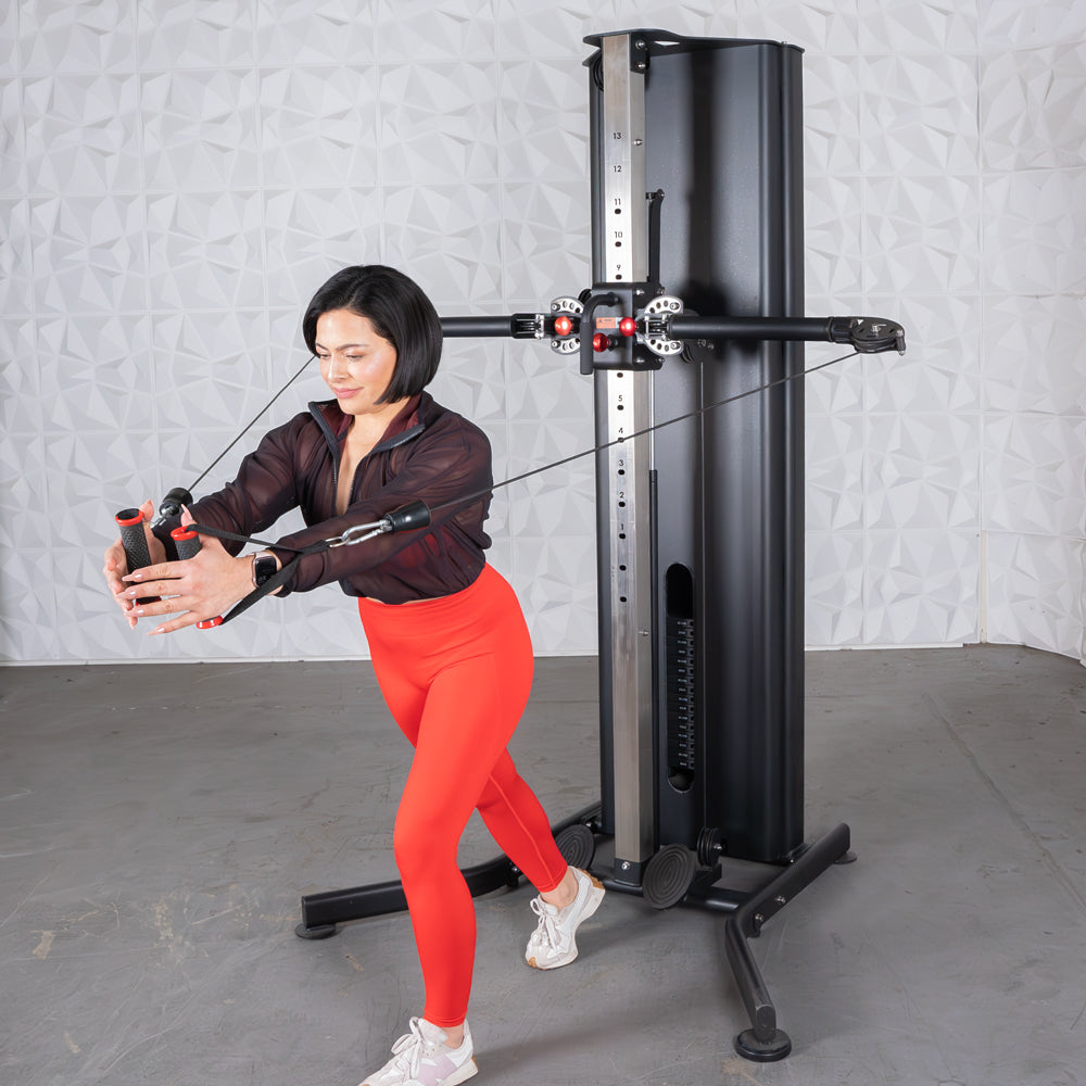 Dual Adjustable Functional Trainer | Muscle D Fitness Full-Body Machine