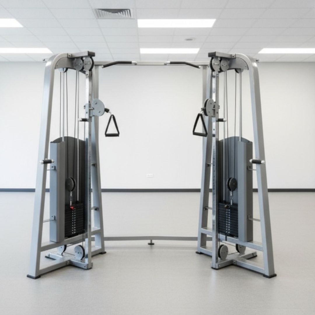 Quad Functional Trainer - Muscle D Fitness Megatron | Dual Pulley & Chin Bar