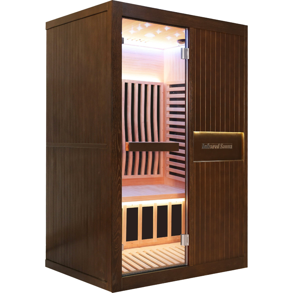 2-Person Chilean Pine Indoor Infrared Sauna – 2165W
