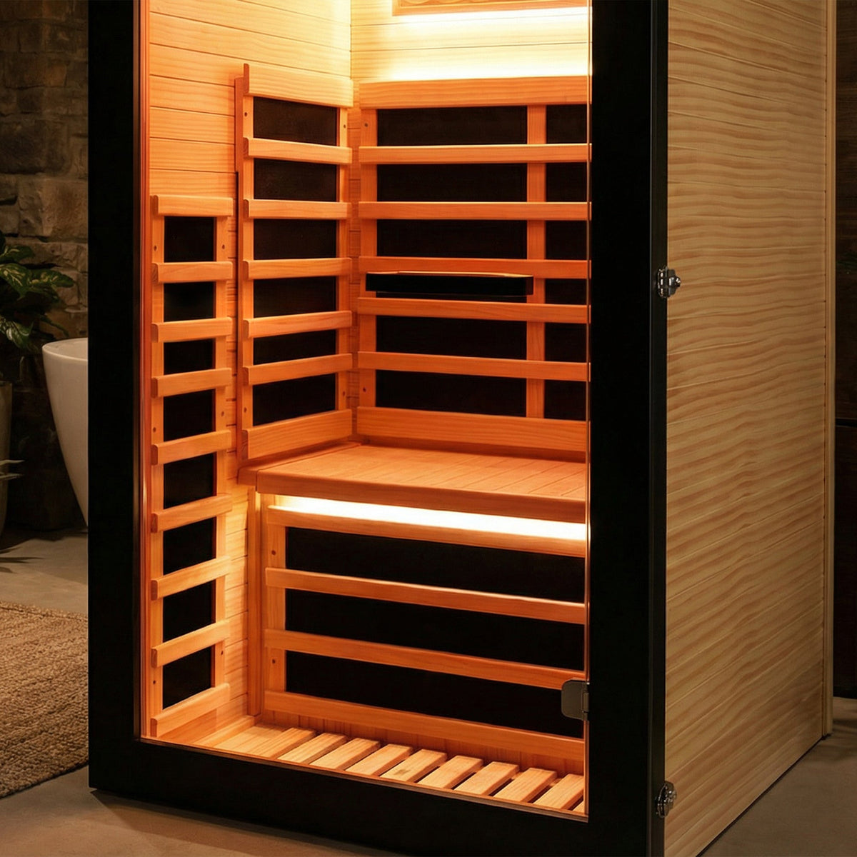 1-Person Chilean Pine Indoor Infrared Sauna