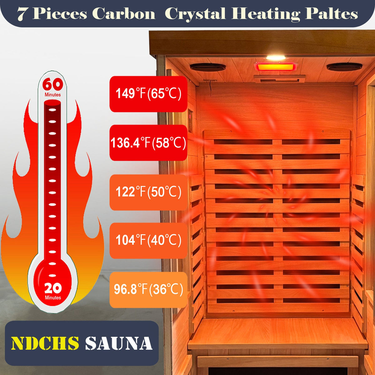 1-Person Home Dry Infrared Sauna