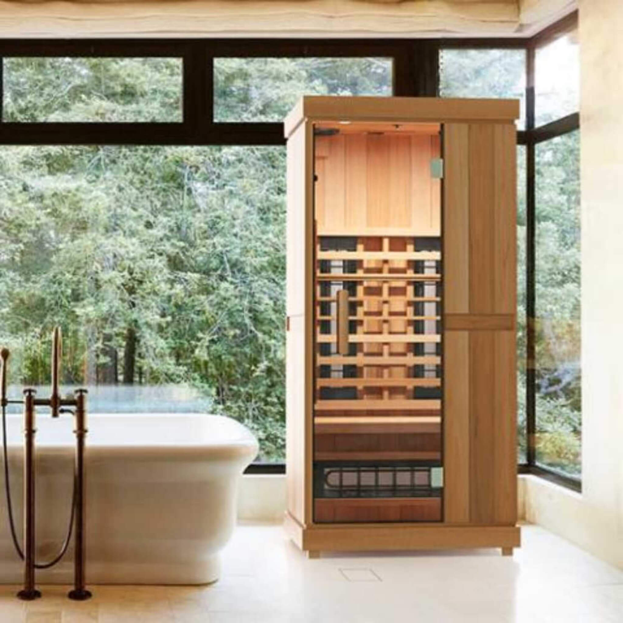 Finnmark FD-1 Full Spectrum 1-Person Infrared Sauna With Bluetooth Audio [FD-KN001] (SAK18374)