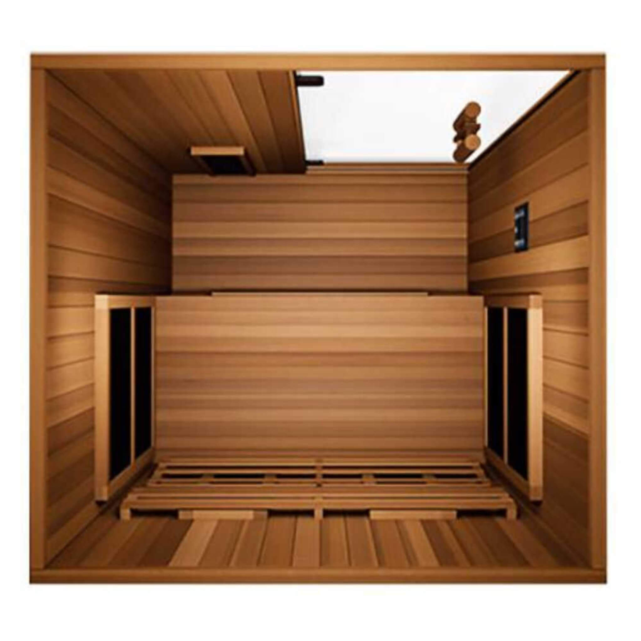 Finnmark FD-2 Full-Spectrum 2-Person Infrared Sauna With Built-In LCD Touchscreen Controller [FD-KN002] (SAK94731)