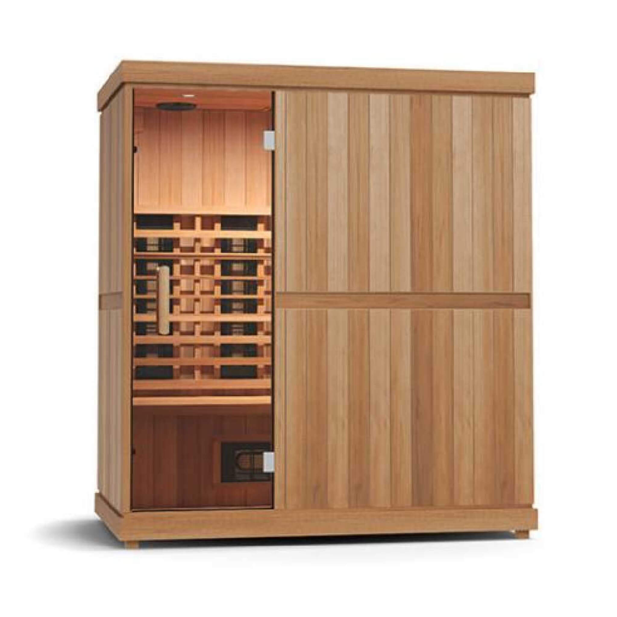 Finnmark FD-3 Full Spectrum 4-Person Infrared Sauna With Adjustable Sauna Feet [FD-KN003] (SAK52689)