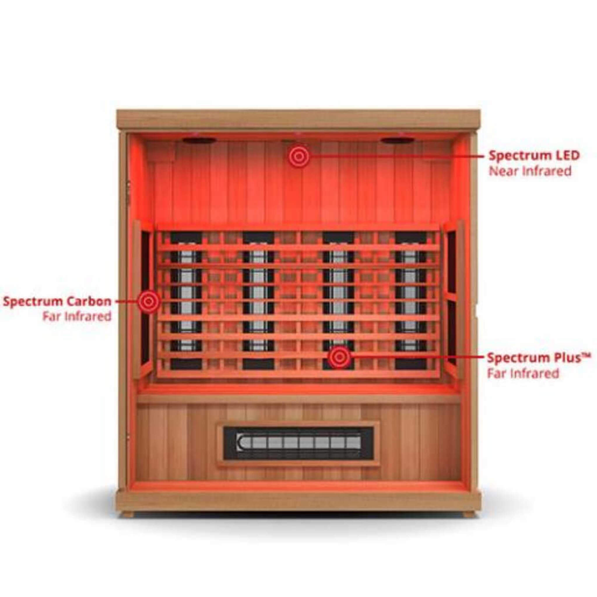 Finnmark FD-3 Full Spectrum 4-Person Infrared Sauna With Adjustable Sauna Feet [FD-KN003] (SAK52689)