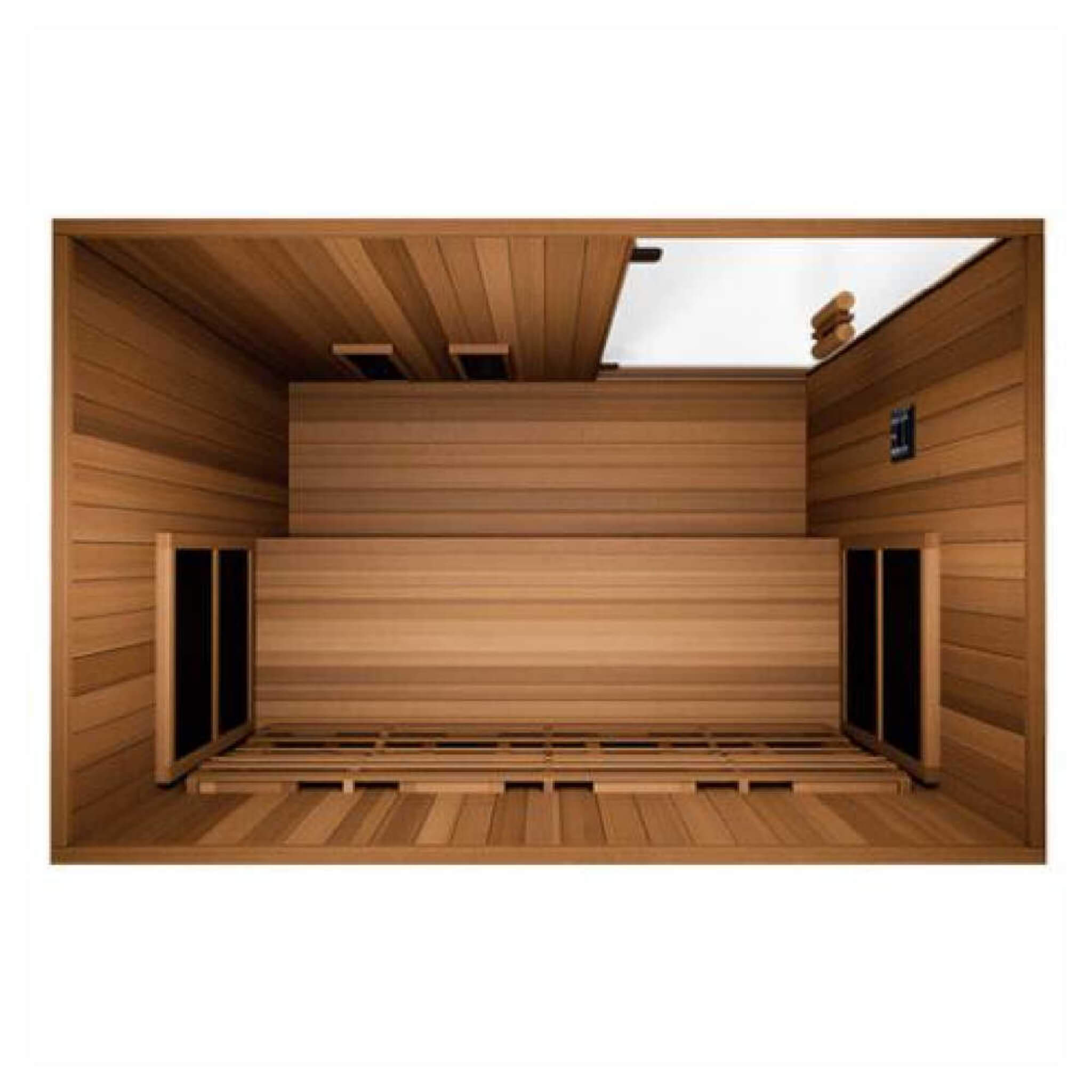 Finnmark FD-3 Full Spectrum 4-Person Infrared Sauna With Adjustable Sauna Feet [FD-KN003] (SAK52689)