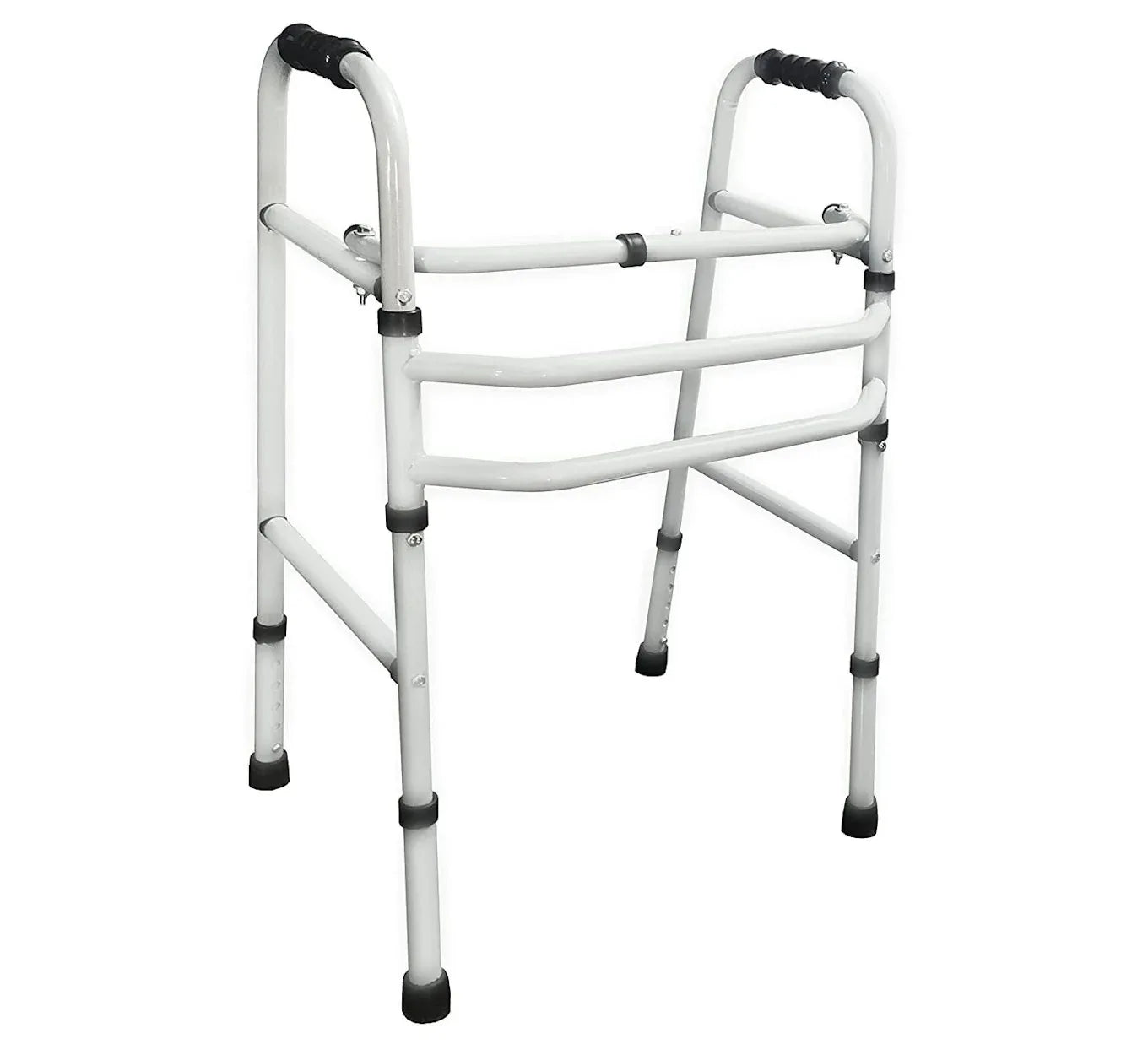 MS Double Bar Height Adjustable Folding Walker