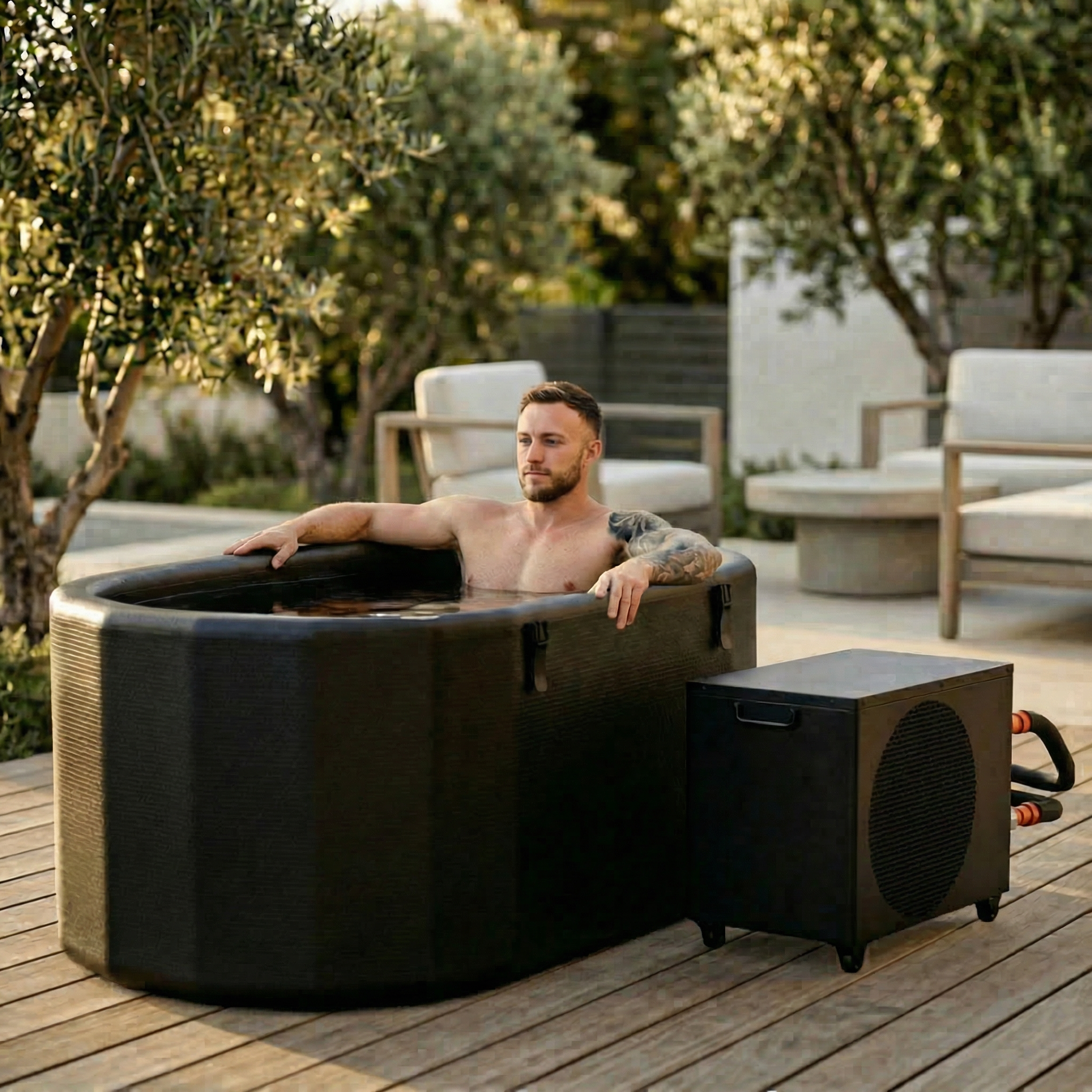 Nicebeam Cryo Pro System - XXL Inflatable Cold Plunge Tub